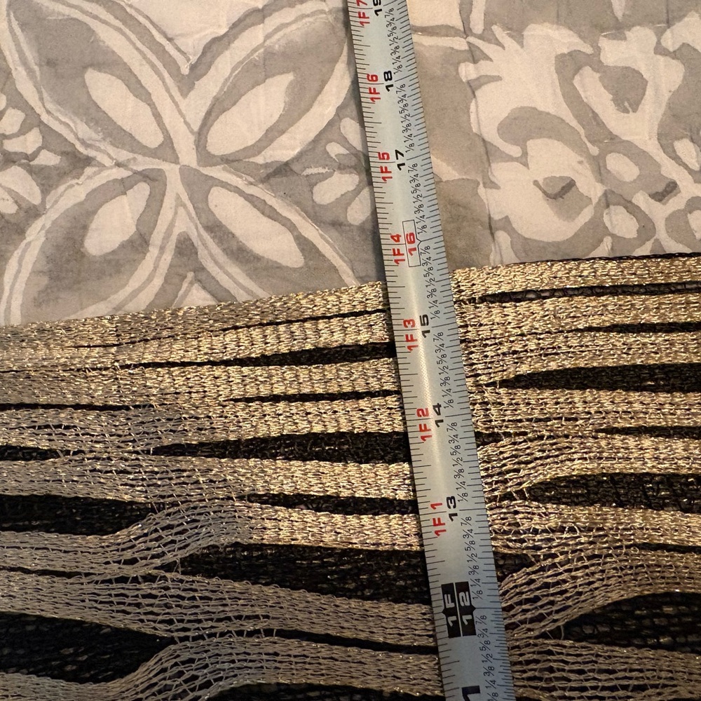 Black and Gold Textured scarf